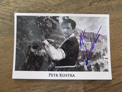 Petr Kostka - originální autogram