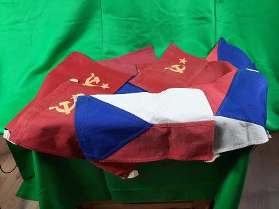 Vlajky - česká a ruská