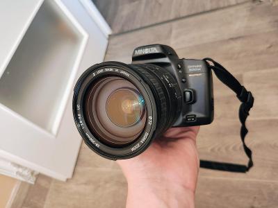 Fotoaparát MINOLTA Dynax 500si Super+objektiv SIGMA