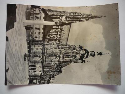 stará pohlednice PRAHA chrám sv. Víta prošlá -viz. foto