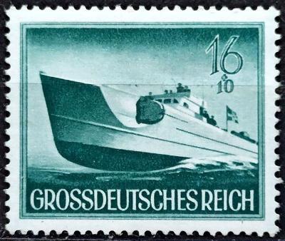 DEUTSCHES REICH: MiNr.881 Speed Boat 16pf+10pf, Army Day * 1944