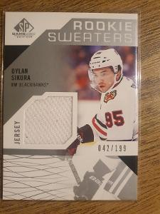 DYLAN SIKURA Chicago Blackhawks ROOKIE JERSEY LIMIT 199