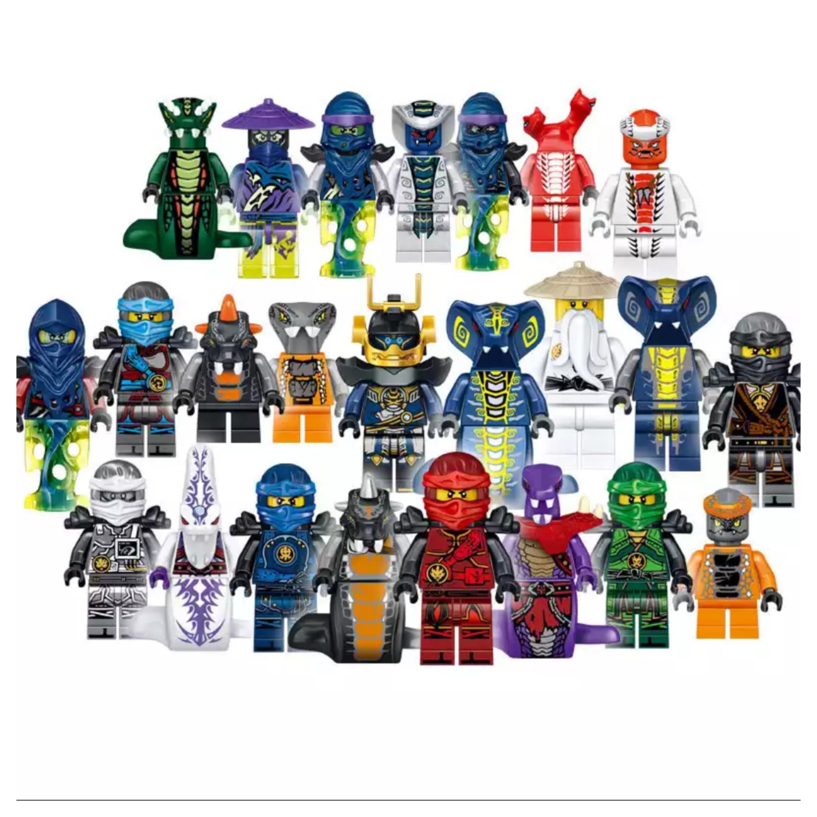 Figurky Ninjago (24ks) typ lego 1 - nove, nehrane - Hračky