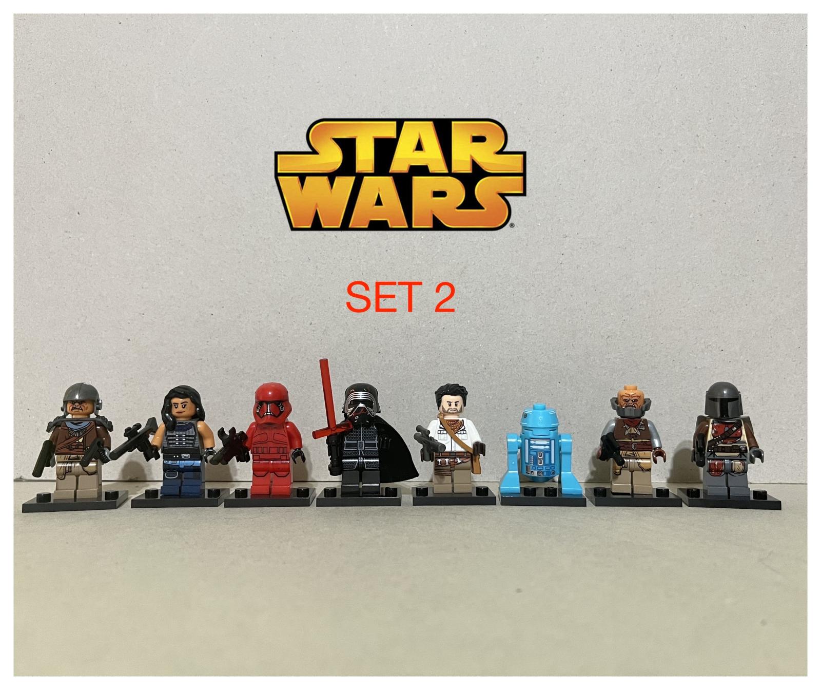 Figúrky Star Wars (8ks) 2 typ lego - nove, nehrané - Hračky
