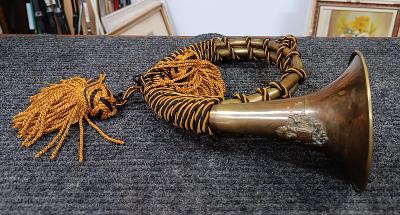 Poštovní x vojenská polní trumpeta Brunn 1866 super stav