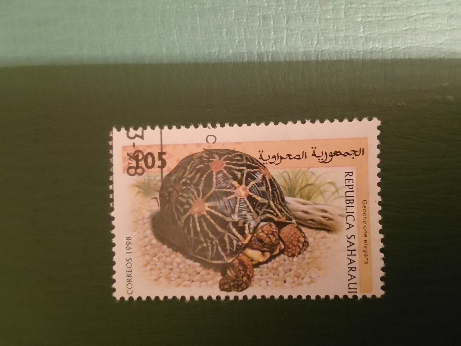 zn. Sahara fauna korytnačka - Tematické známky