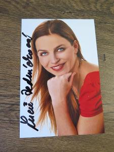 Lucie Zedníčková  - originální autogram