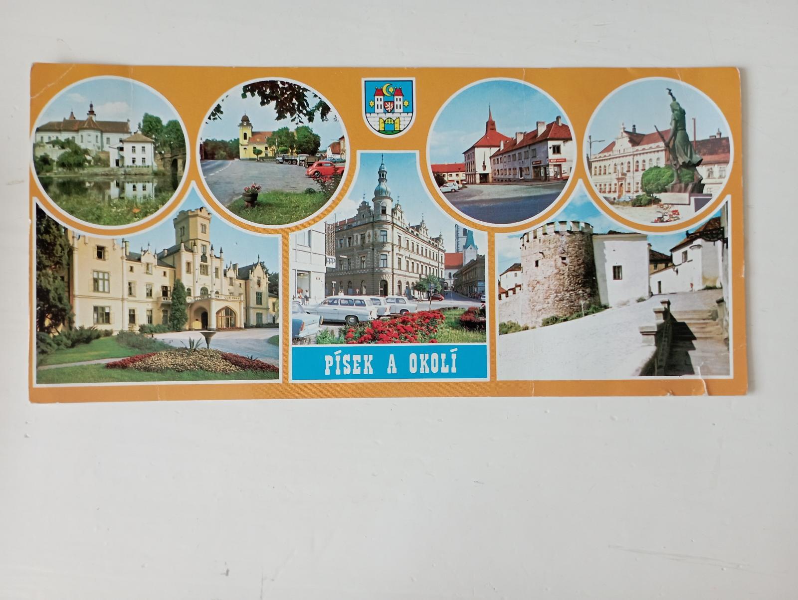 Tri dlhé miestopisné pohľadnice - ČSSR - Pohľadnice miestopis