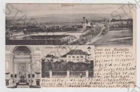 Slavkov (Austerlitz) - Vyškov, viac záberov, celkov - Pohľadnice miestopis