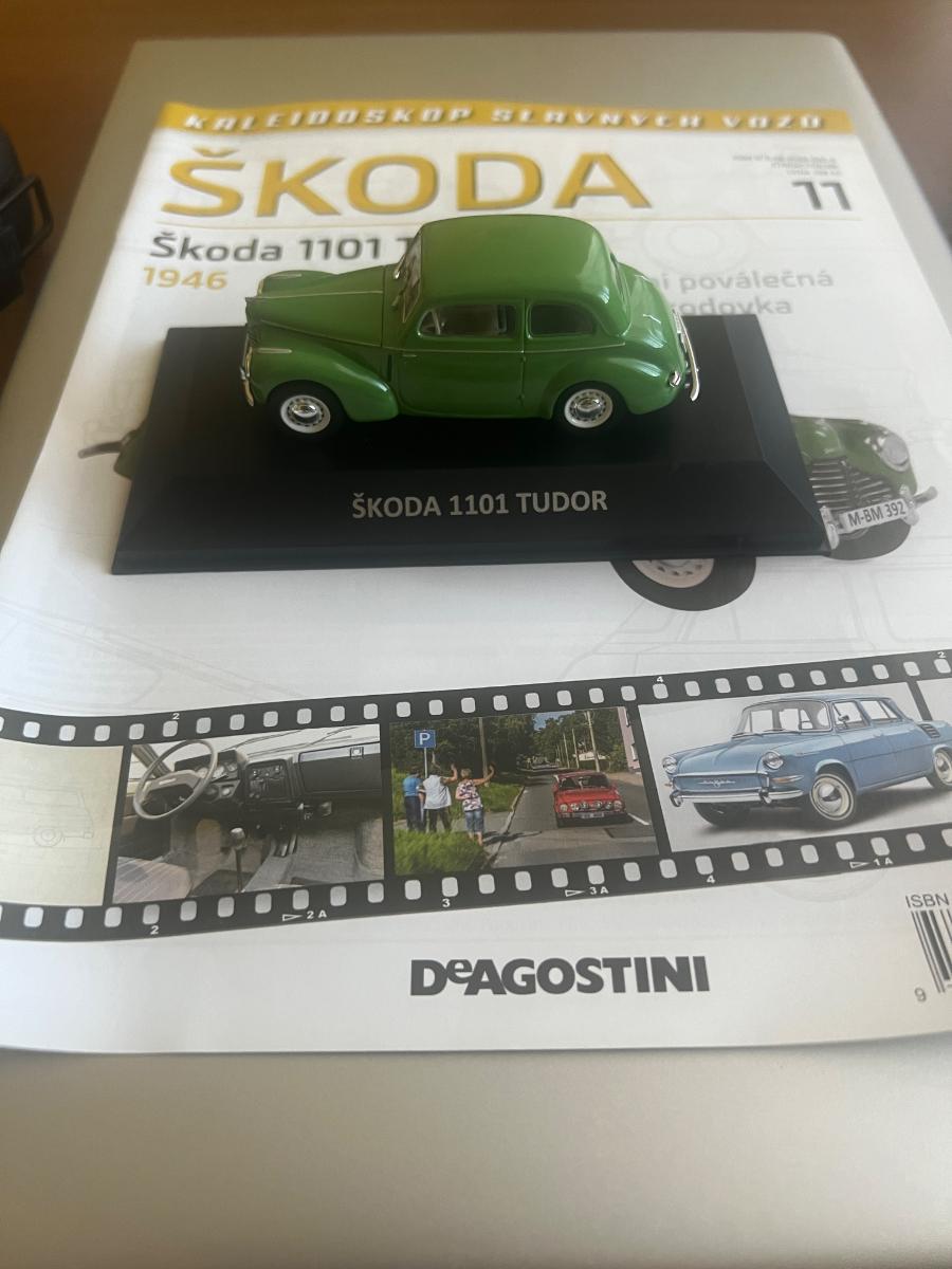 Škoda 1101 Tudor 1:43 DeAgostini - Modely automobilov