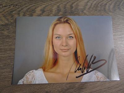 Barbora Mottlová - originální autogram
