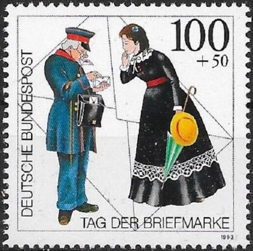 Nemecko 1993 Deň známok Mi# 1692 - Známky Európa
