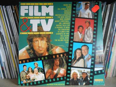 Hollywood Studio Orchestra 18 Famous Film Tracks & TV Themes LP 1985
