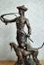 Bronzová socha - Ľudovít XV. so psami 38cm - Starožitnosti a umenie