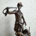 Bronzová socha - Ľudovít XV. so psami 38cm - Starožitnosti a umenie