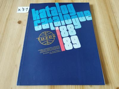 Katalog TUZEX 1988/89 Pěkný stav pavool X71