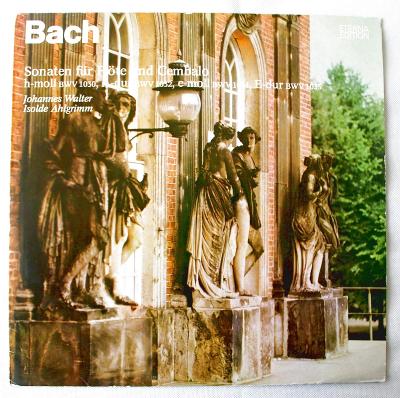 LP - Bach - Sonaten für Flöte and Cembalo (d33)