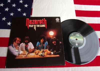 ⭐️ LP: NAZARET - PLAY 'N' THE GAME, (vinyl EX++) West Germany 1976