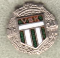 švédská 1. soutěž: Västerås SK, smaltovaný, grip pin, 11 x 11 mm