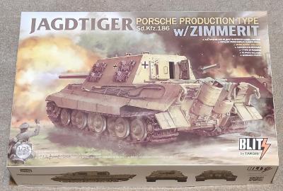 Jagdtiger Porshe Production Type Sd.Kfz.186 w/Zimmerit