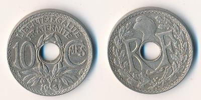 Francie 10 centimes 1932