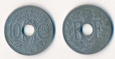 Francie 10 centimes 1941 1