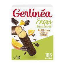 Gerlinéa - Čokoládovo-pomerančové proteinové tyčinky, 10 kusů