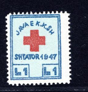 Albánie/Albanie - příplatková známka Mi.1 , červený kříž, kata/2723/26