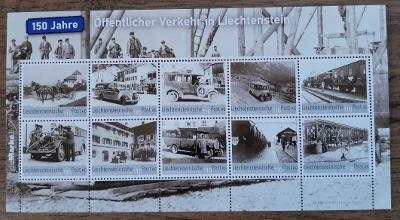 Lichtenštajnsko ** aršík, história dopravy, r.2022 (EN31)