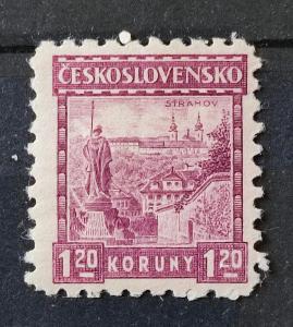 **1926,ČSR I-Hrady,krajiny a města,Strahov 1.20 Kč.