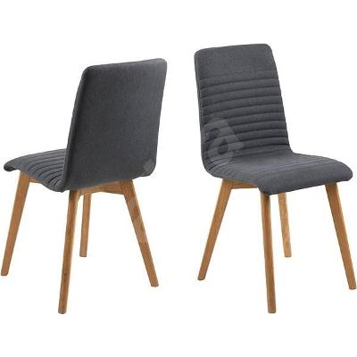 Jídelní židle Jídelní židle Arosa (set 2 ks), antracitová