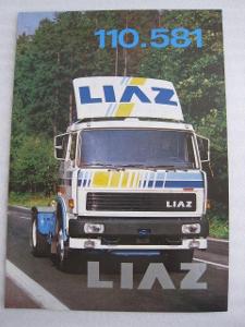 718/ starý prospekt LIAZ 110.581-tahač 4x2!!