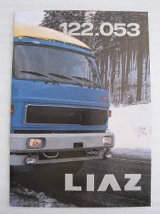 721/ starý prospekt LIAZ 122.053-valník TIR!!