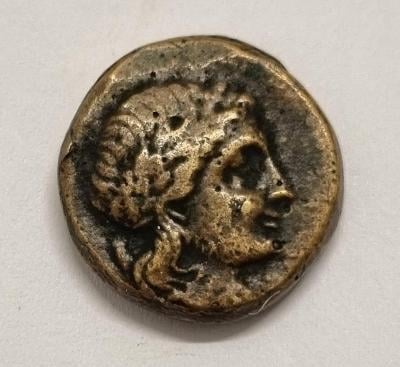 Seleukovské Kráľ.-Seleukia na Tigrise, AE 19, Antiochos II. Theos, gVF