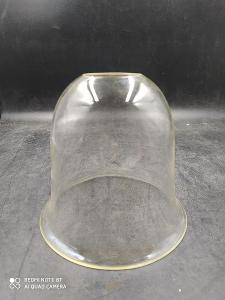Skleněné stínítko na lampu, 15,5x15,5 cm, otvor 4,7 cm (20577)