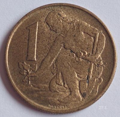 Mince 1 koruna 1989 Československo
