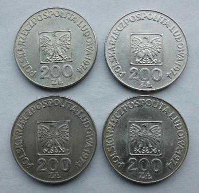 Lot mincí - Polsko ( 4 ks )