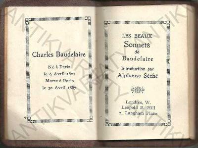 Les beaux Sonnets de Baudelaire, W. Leopold