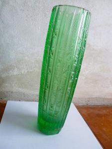 Stará skleněná váza-*11-50