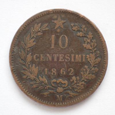 Francie 10 Centimes 1862 (148c2)
