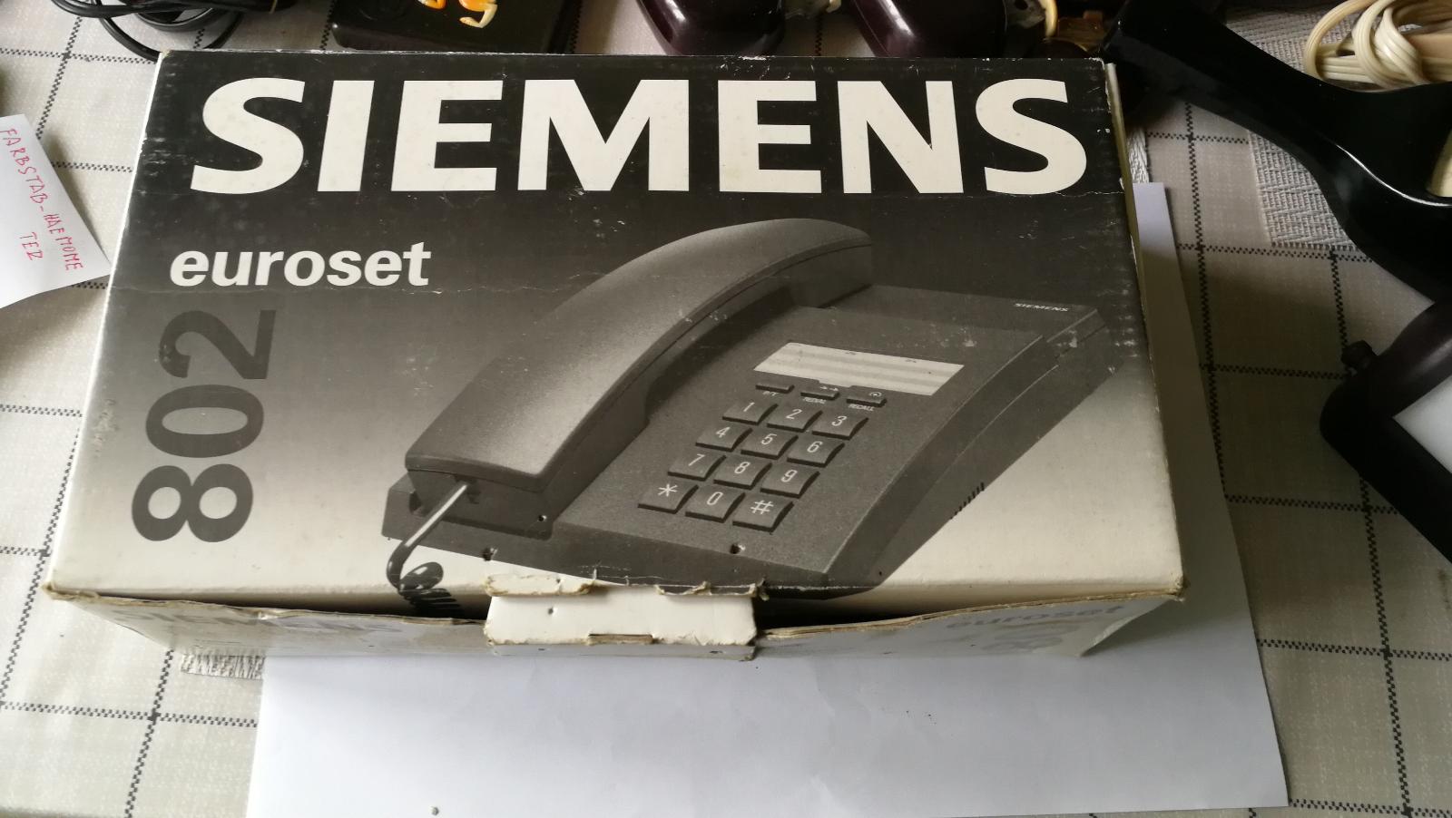 Telefon SIEMENS euroset 802 v originální krabičce - Mobily a chytrá elektronika