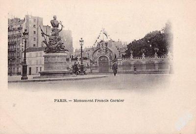 FRANCIE - PARIS - POMNÍK FR. GARNIERA - 15-UX10