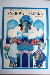 Sněhová vločka (filmový plakát, film SSSR 1980, režie