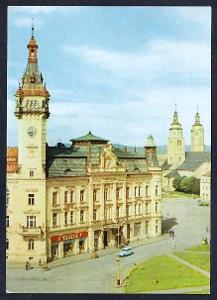 (O. BRUNTÁL) KRNOV SPOŘITELNA KOSTEL VLAKOVÁ POŠTA 664 BAREVNÁ 1967