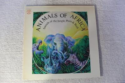 Animals of Africa - Sounds of Jungle, Plain & Bush -EX/EX- USA 1973 LP