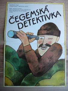 Čegemská detektivka (filmový plakát, film SSSR 1986, re