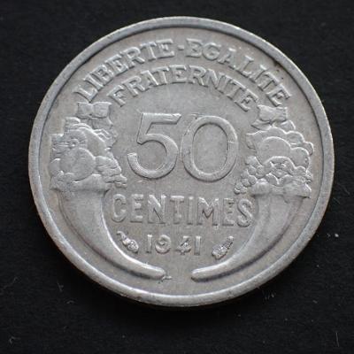 Francie - 50 centimes 1941 (149C4)