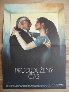 Prodloužený čas (filmový plakát, film ČSSR 1984, rež