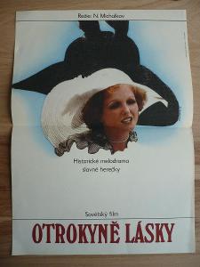 Otrokyně lásky (filmový plakát, film SSSR 1976, režie 