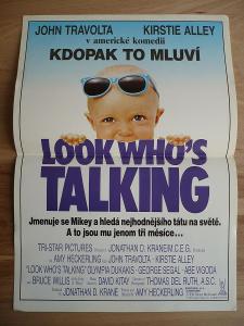 Kdopak to mluví (filmový plakát, film USA 1989, režie A